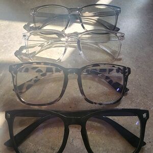 99.9% Blue Light Blocking Eyewear Collection In Black, Tortoise, Clear, And Grey